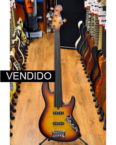 Maruszczyk Elwood 5p Fretless Sunburst